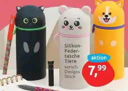 Budni Silikon Federtasche Tiere Angebot