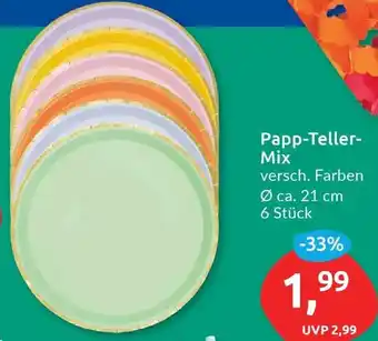 Budni Papp-Teller Mix Angebot