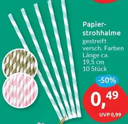 Budni Papierstrohhalme Angebot