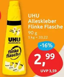 Budni UHU Alleskleber Flinke Flasche Angebot