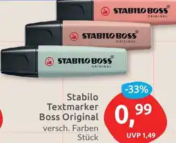 Budni Stabilo Textmarker Boss Original Angebot