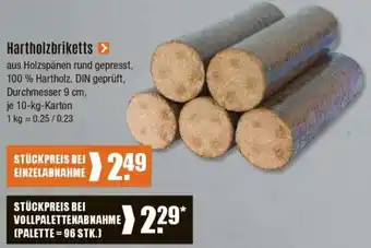V Baumarkt Hartholzbriketts Angebot