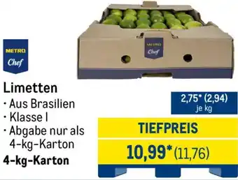 METRO METRO Chef Limetten Angebot