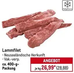 METRO Lammfilet Angebot