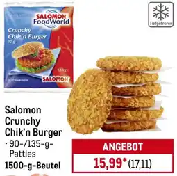 METRO Salomon Crunchy Chik'n Burger Angebot