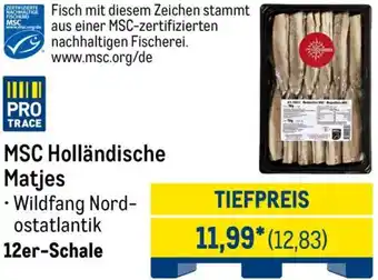 METRO MSC Holländische Matjes Angebot
