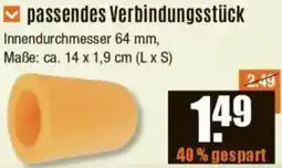 V Baumarkt passendes Verbindungsstück Angebot