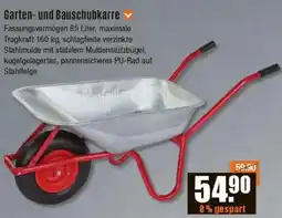 V Baumarkt Garten- und Bauschubkarre Angebot