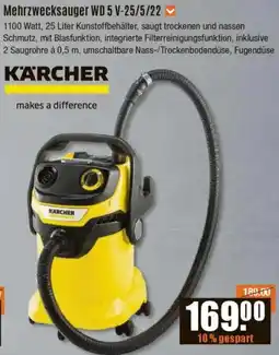 V Baumarkt KÄRCHER Mehrzwecksauger WD 5 V-25/5/22 Angebot