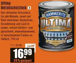 V Baumarkt HAMMERITE Ultima Metallschutzlack Angebot