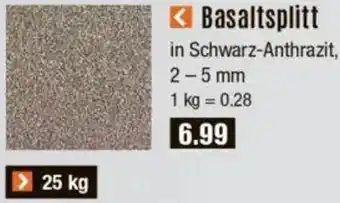 V Baumarkt Basaltsplitt Angebot