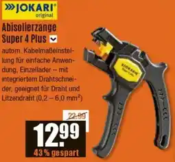 V Baumarkt Jokari Abisolierzange Super 4 Plus Angebot