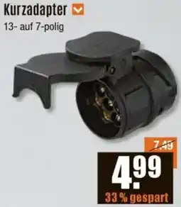 V Baumarkt Kurzadapter Angebot