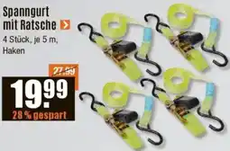 V Baumarkt Spanngurt mit Ratsche Angebot