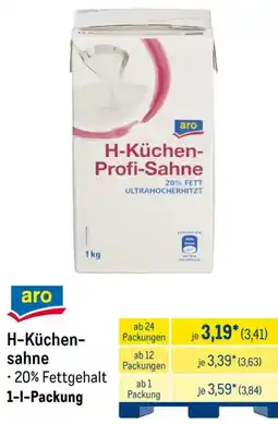 METRO aro H-Küchensahne Angebot