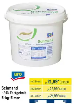 METRO aro Schmand Angebot