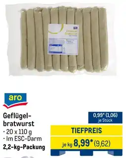 METRO aro Geflügelbratwurst Angebot