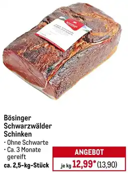 METRO Bösinger Schwarzwälder Schinken Angebot