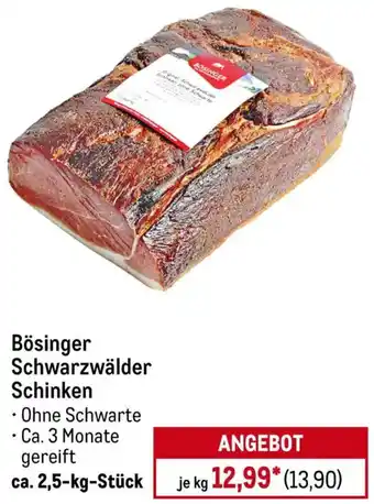 METRO Bösinger Schwarzwälder Schinken Angebot