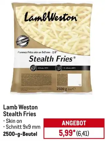 METRO Lamb Weston Stealth Fries Angebot