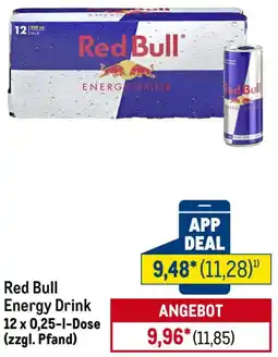 METRO Red Bull Energy Drink Angebot