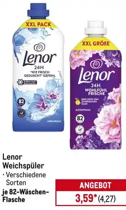 METRO Lenor Weichspüler Angebot