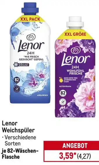 METRO Lenor Weichspüler Angebot