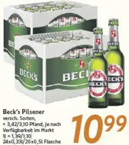 inkoop Beck's Pilsener Angebot