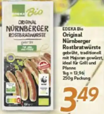 inkoop Edeka Bio Original Nürnberger Rostbratwürste Angebot