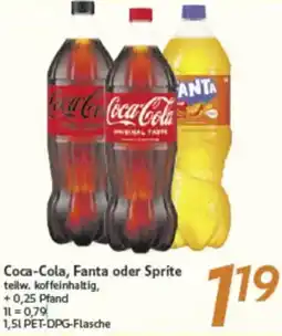inkoop Coca-Cola, Fanta oder Sprite Angebot