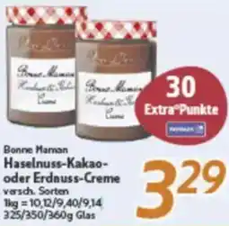 inkoop Bonne Maman Haselnuss-Kakao oder Erdnuss-Creme Angebot