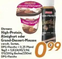 inkoop Ehrmann High-Protein, Almighurt oder Grand-Dessert-Mousse Angebot