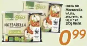 inkoop Edeka Bio Mozzarella Angebot