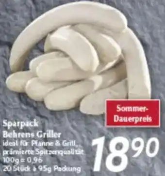 inkoop Sparpack Behrens Griller Angebot