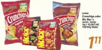inkoop Lorenz Crunchips oder Nic Nac's Angebot