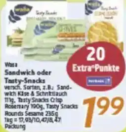 inkoop Wasa Sandwich oder Tasty-Snacks Angebot