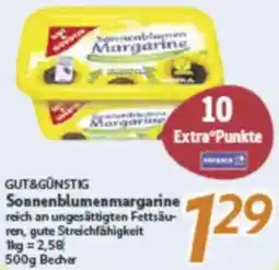 inkoop GUT&GÜNSTIG Sonnenblumenmargarine Angebot