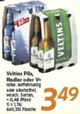 inkoop Veltins Pils, Radler oder V+ Angebot
