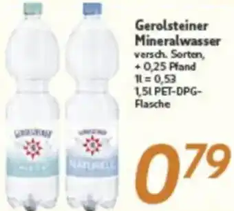 inkoop Gerolsteiner Mineralwasser Angebot