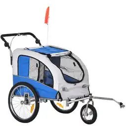 Netto Marken-Discount PawHut Fahrradanhänger 600D Oxford, Stahl Angebot