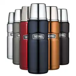 Netto Marken-Discount THERMOS Kanne King Isolierflasche 0,47L Flasche Isolierkanne Tee Drehverschluss Farbe: Cranberry Angebot