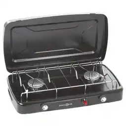 Netto Marken-Discount BRUNNER Gaskocher Phoenix Campingkocher Deckel 2-flammig Kochfeld 50mBar 2x1,2KW Angebot