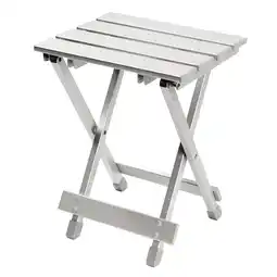Netto Marken-Discount BO-CAMP Mini Alu Klapphocker Camping Tisch Angel Hocker Falthocker Sitz klappbar Angebot