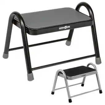 Netto Marken-Discount BRUNNER Trittstufe King Step Wohnmobil Leiter Tritt Hocker Camping Stahl 150 kg Farbe: Grau Angebot