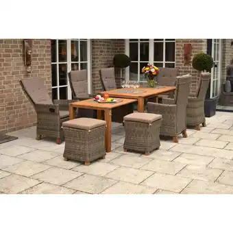 Netto Marken-Discount Merxx Toskana Set 13tlg. Flex-Ausziehtisch Angebot