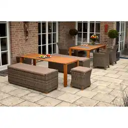 Netto Marken-Discount Merxx Toskana Set 9tlg. Flex-Ausziehtisch Angebot
