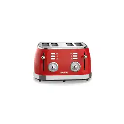 Netto Marken-Discount SOGO RETRO Serie Toaster rot Angebot