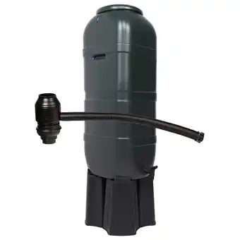 Netto Marken-Discount Regentonne 100 Liter mit Ständer und Füllautomat schwarz Angebot