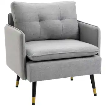 Netto Marken-Discount HOMCOM Sofa Leinen (100% Polyester), Schaumstoff, Stahl Angebot