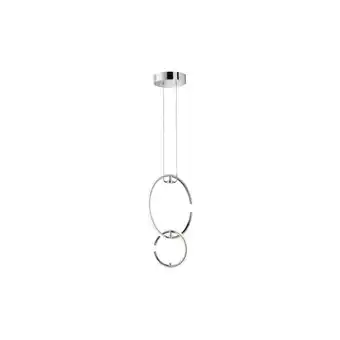 Netto Marken-Discount LED Hängeleuchte, 2 flammig, Ringe, neutralweiß, H 230cm Angebot